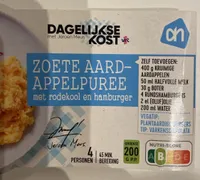 Zoete Aardappel Puree Met Rode Kool