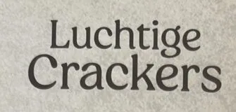 Luchtige Crackers