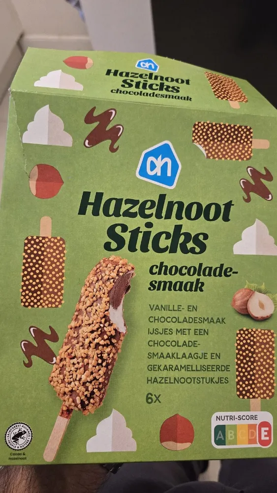 AH Hazelnoot sticks chocoladesmaak