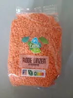 Rode linzen gedroogd
