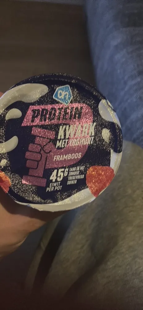 AH Protein kwark met yoghurt framboos