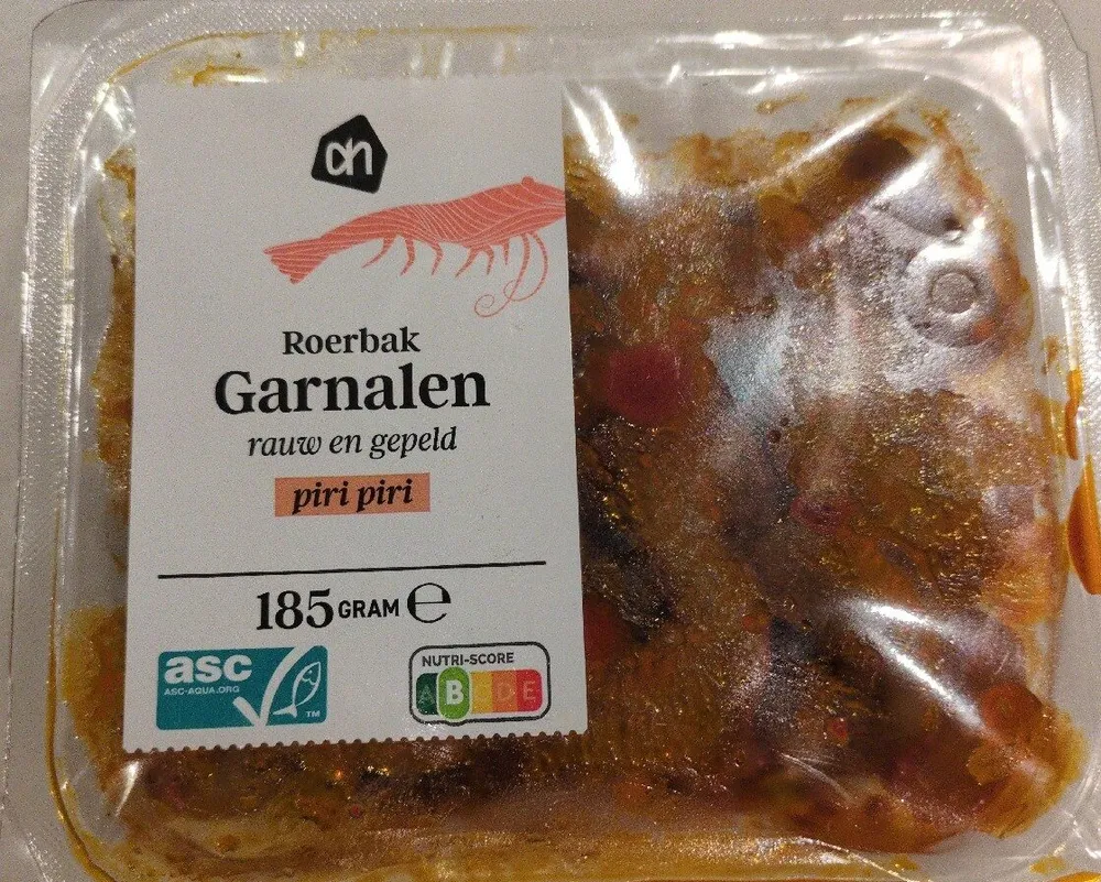 AH Roerbak garnalen piri piri