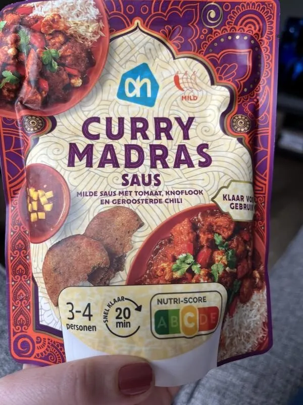 Curry Madras saus AH