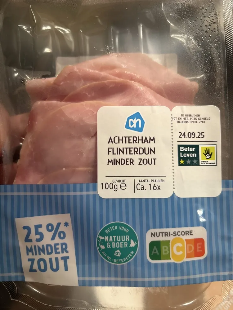 Achterham Flinterdun Minder Vet