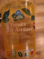 Rode Paprika-Zoete Aardappel Soep