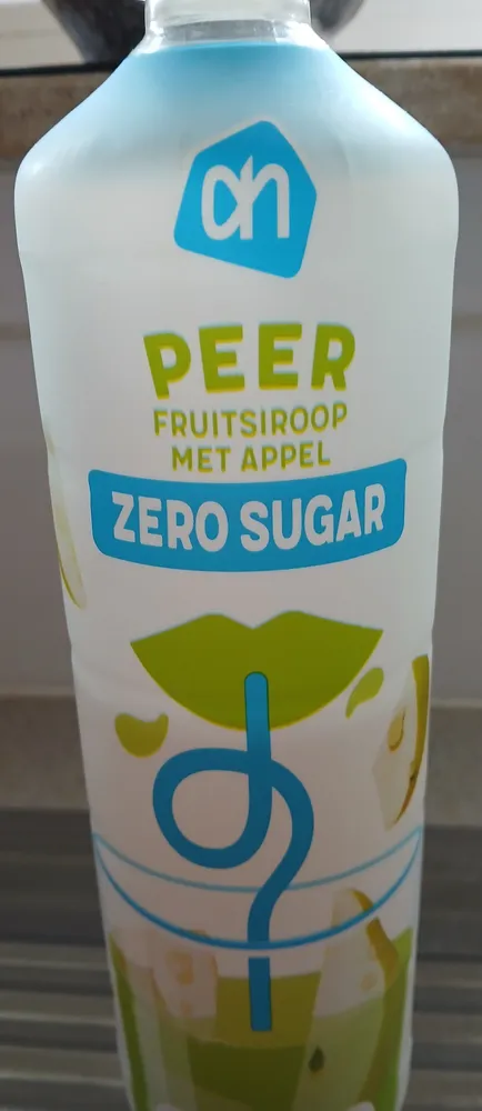 Peer fruitsiroop met appel