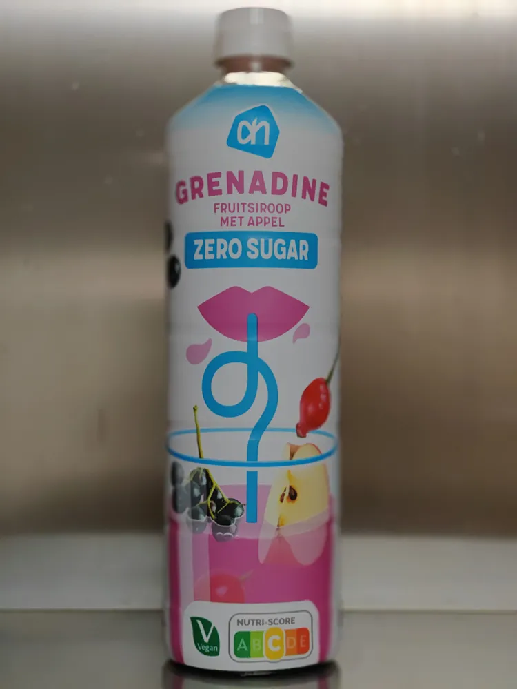 Grenadine fruitsiroop met appel zero sugar
