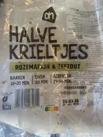 Aardappels Zeezout Rozemarijn