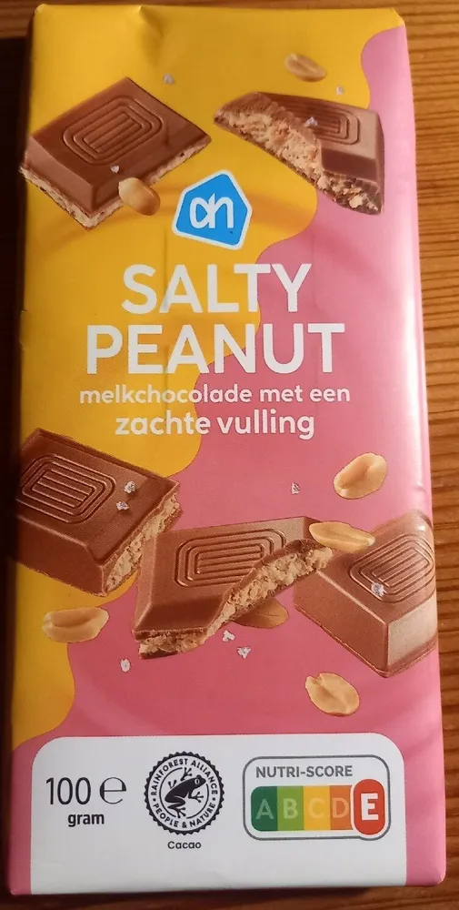 Salty peanut melkchocolade met een zachte vulling