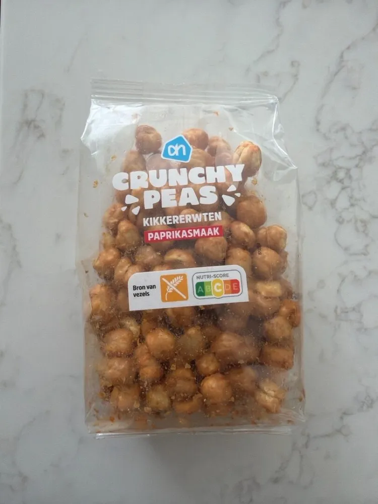 Crunchy peas kikkererwten paprika smaak