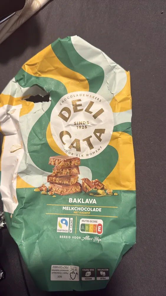Baklava Melkchocolade Met Kadayif