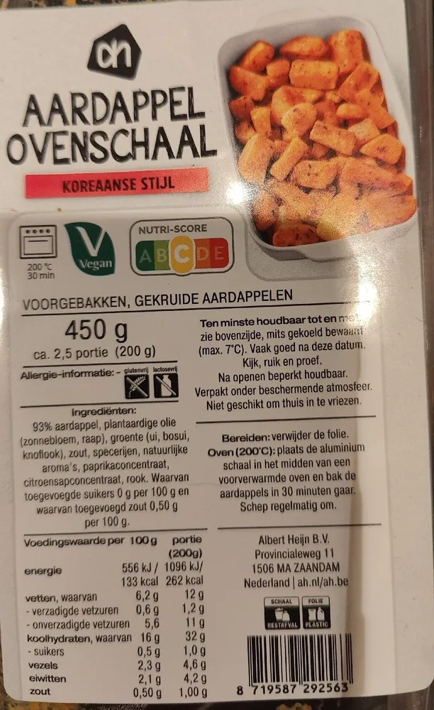 Aardappel Ovenschotel Koreaanse Stijl