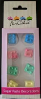 Sugar paste decorations
