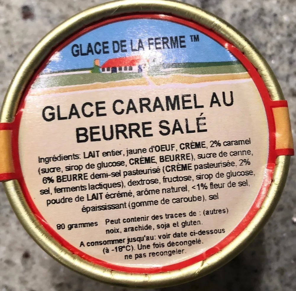 Glace caramel au beurre salé