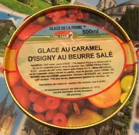 Glace au caramel d'isigny au beurre sale