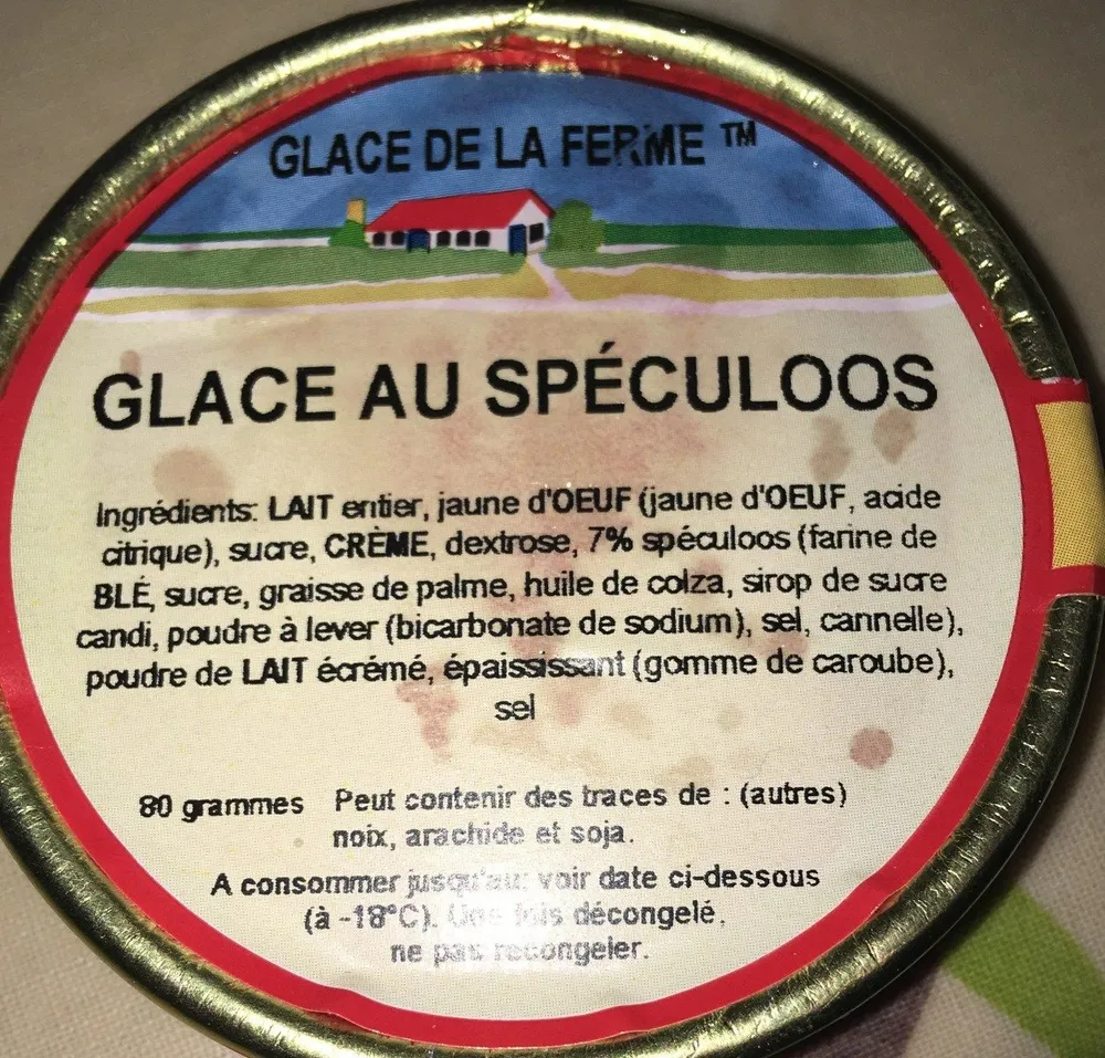 Glace au speculoos
