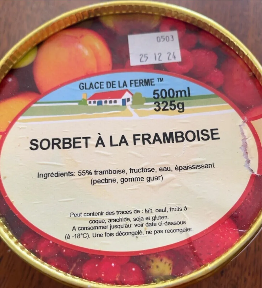 Sorbet framboise