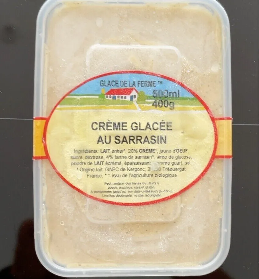 Crème glacée au sarrasin