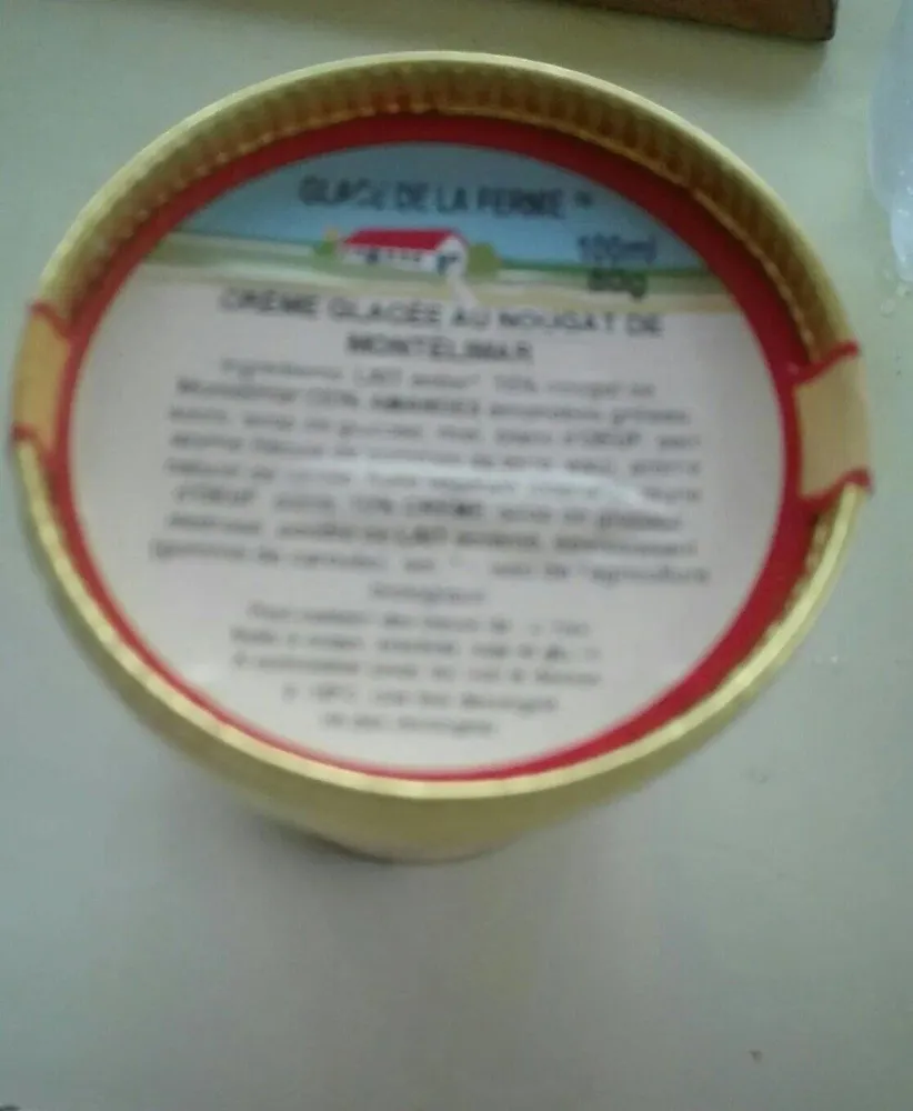 Glace de la ferme