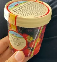 Crème glacée vanille smarties