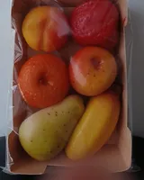 assortiment de fruits en pâte d'amande