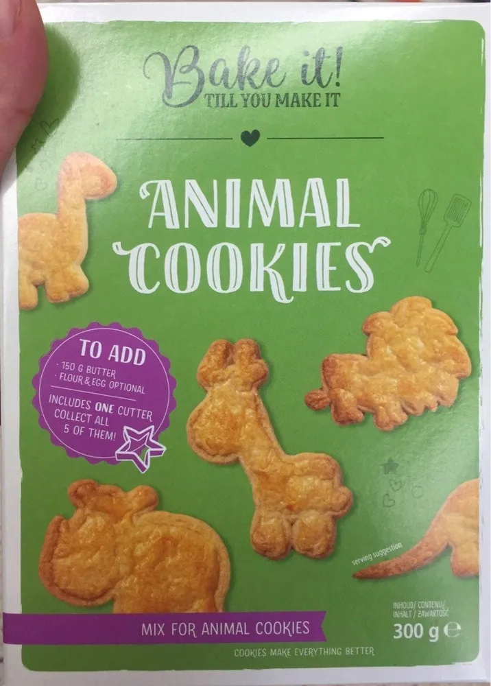 Animal cookies