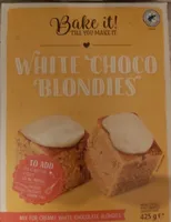White  chocolat blondies