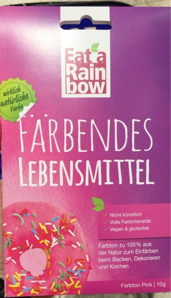 Färbendes Lebensmittel