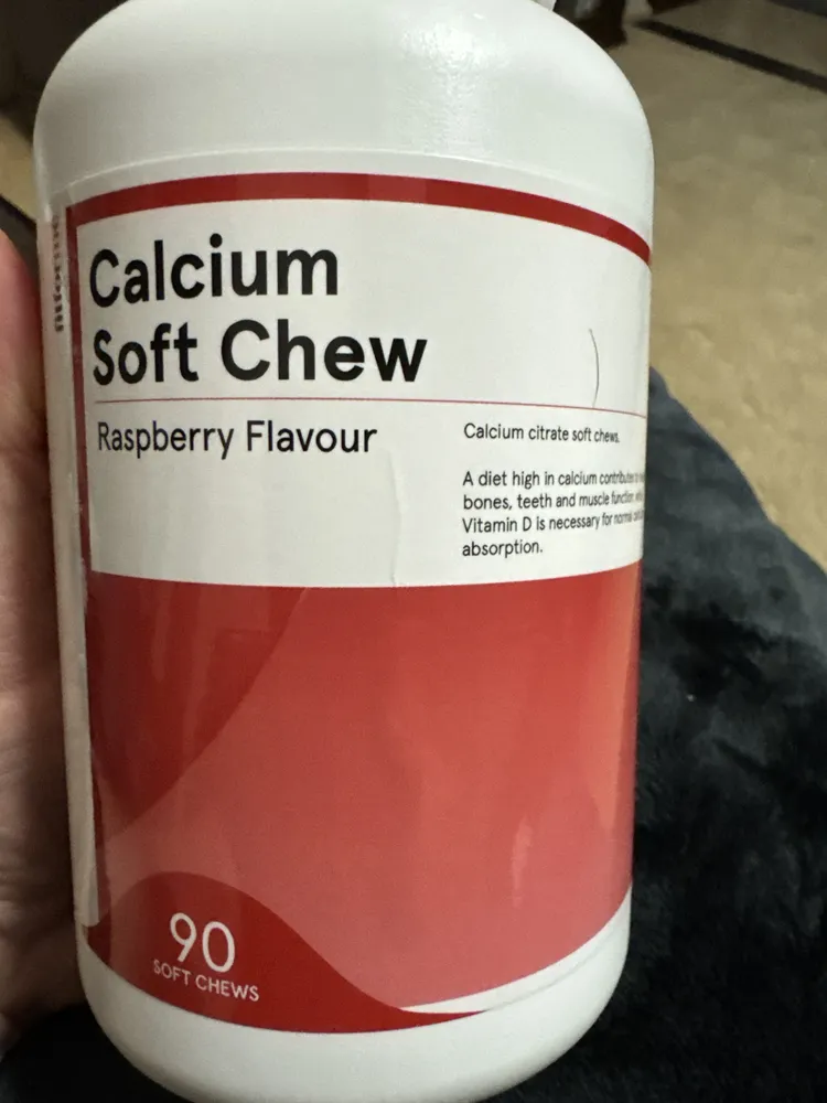 Calcium Soft Chew Raspberry Flavour