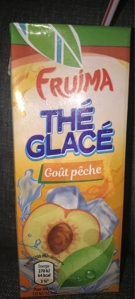 Thé glacé peche
