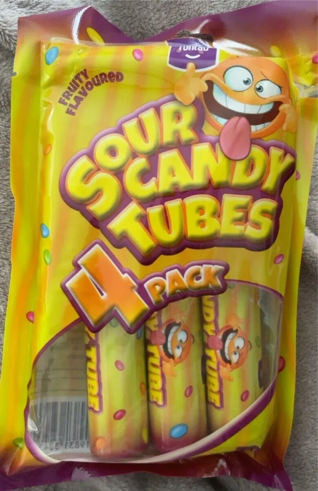 Sour candy tube