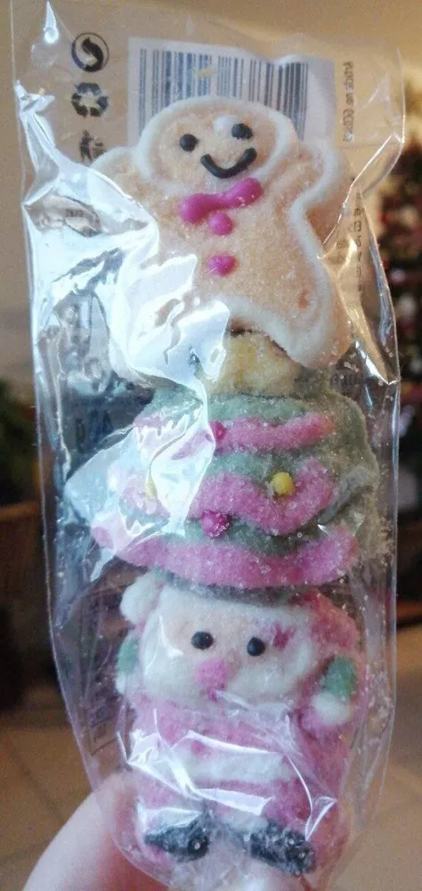 Sucette guimauve Noël