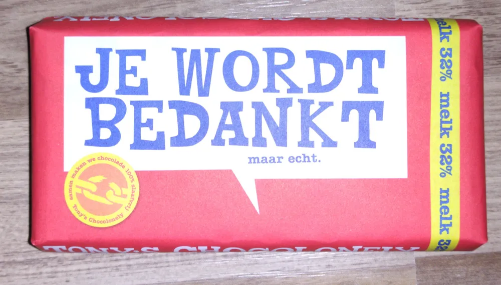 Je wordt bedankt