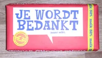 Je wordt bedankt