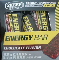 Energy bar chocolate flavor