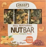 Nut Bar Cashew Pumpkin Raisin