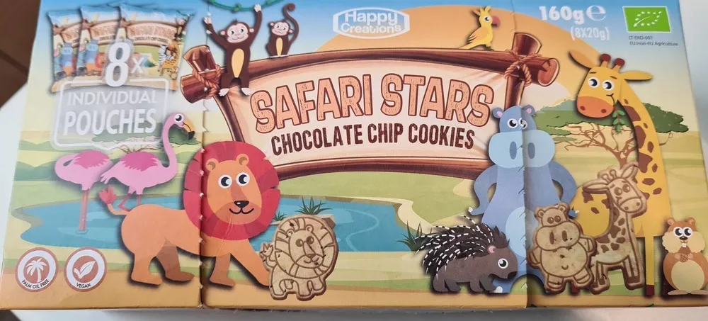 Safari Stars Chocolate Chip Cookies