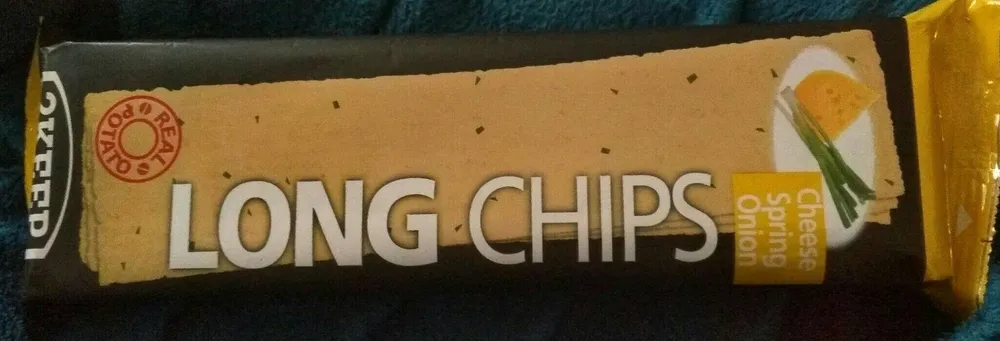 Long chips au fromage et a l'oignon