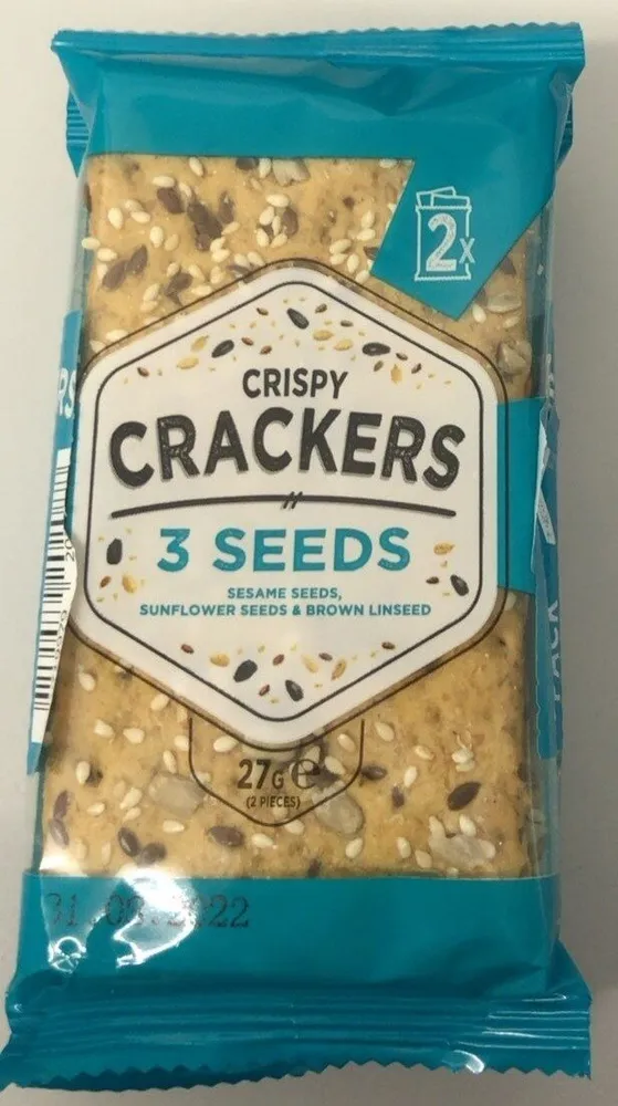 Crispy crackers 3 seeds