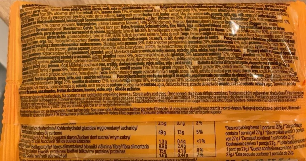 Crispy crackers
