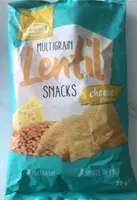 Multigrain lentil snack