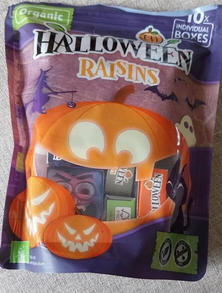 Halloween Raisins