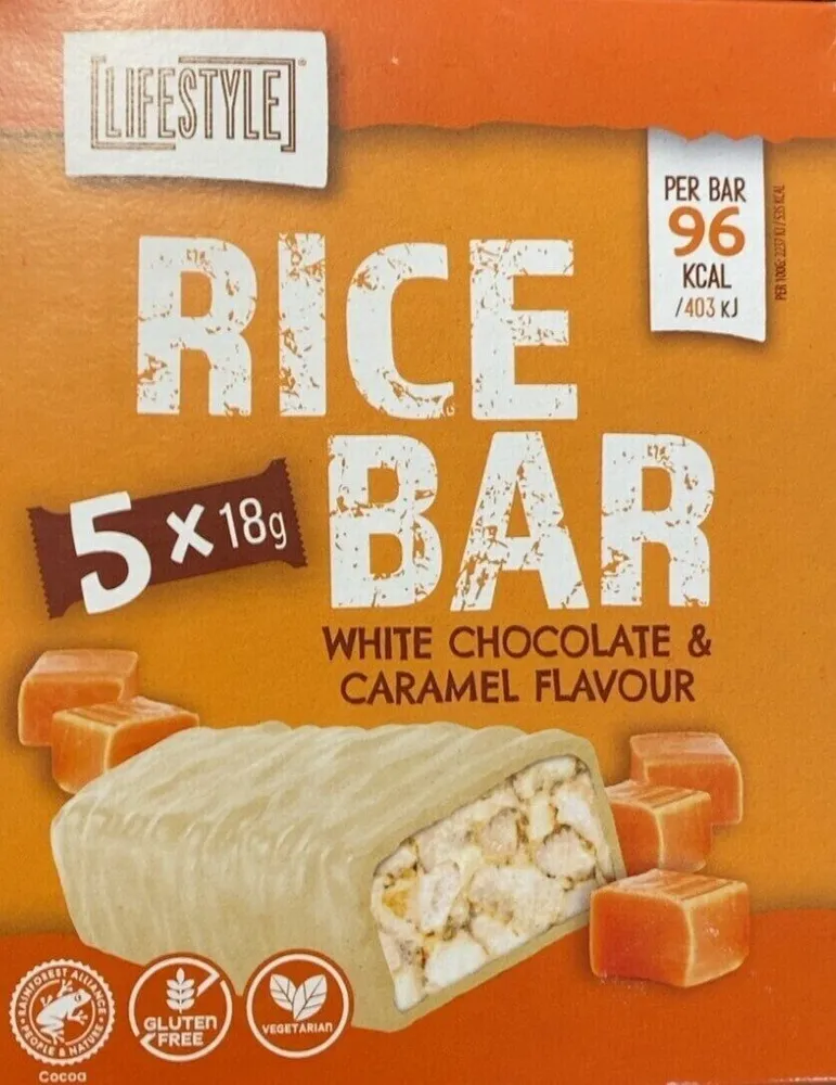 Rice Bar White Chocolate & Caramel
