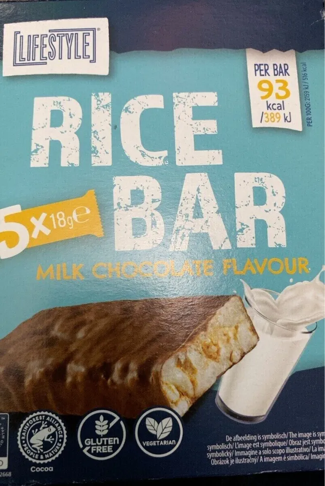 Rice Bar Milk Chocolate Flavour