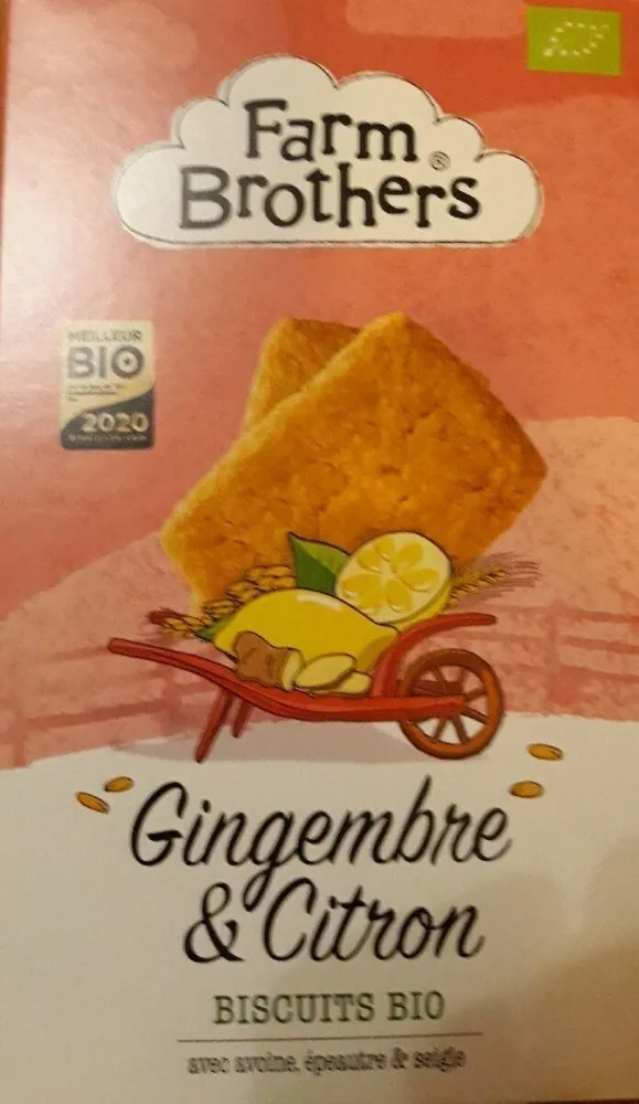 Biscuits bio Gingembre citron