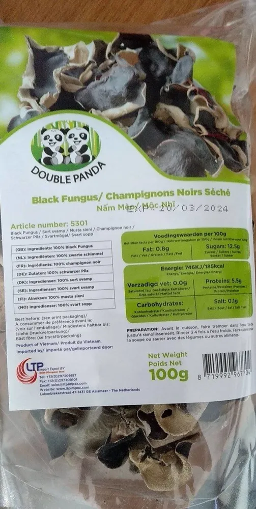 Champignons noirs séchés