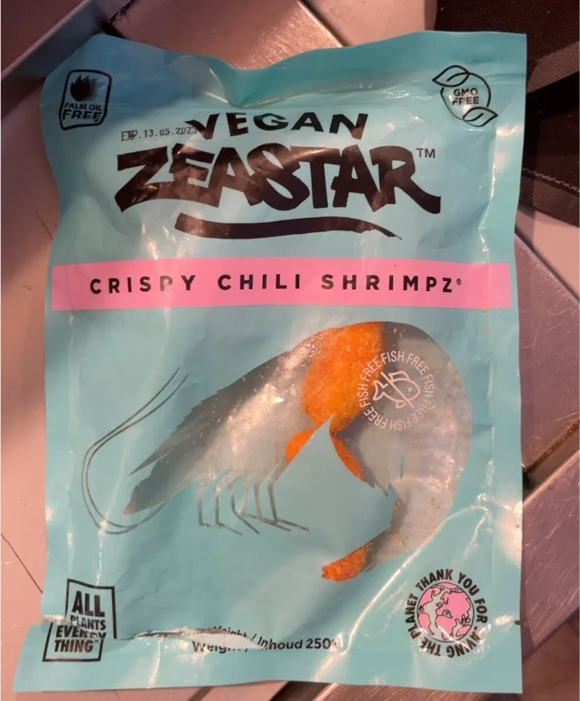 Gambas veganas rebozadas