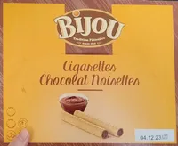 Cigarettes chocolat noisettes
