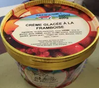 Creme glacée à la framboise
