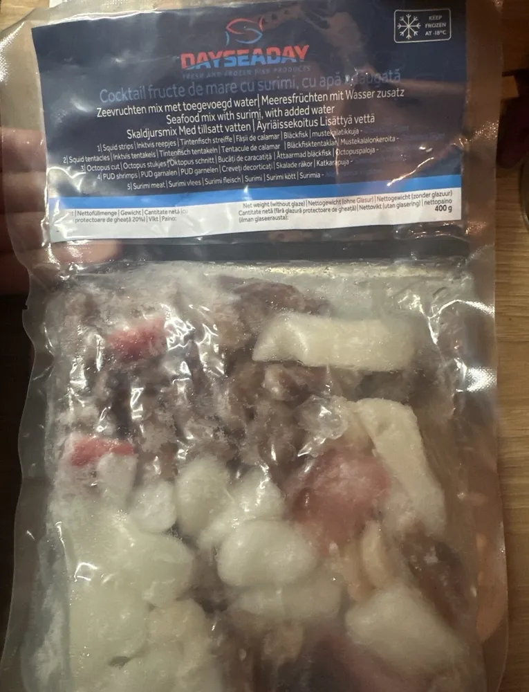 Cocktail Fructe De Mare Cu Surimi Cu Apa Adaugata
